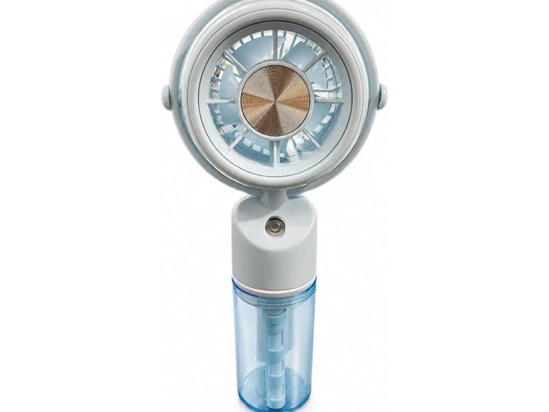 🛍️ Mini El Tipi Fan Su Buharlı Serinletici Fan, USB Type C Şarjlı, 3 Kademeli Hız Ayarlı, Taşınabilir Elektrikli Fan, Nemlendirici Püskürtmeli Portatif Fan, Ofis, Seyahat, Araç ve Günlük Kullanım İçin
