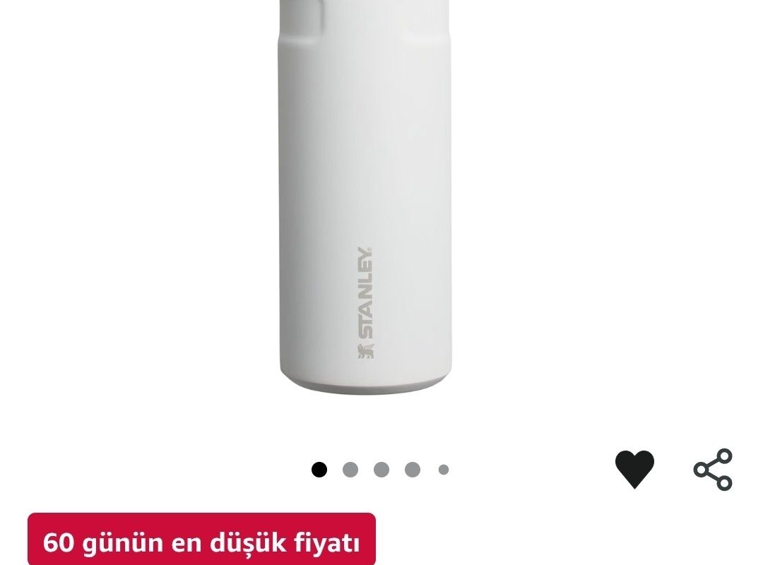 Stanley iceflow aerolight flip straw 2.0 pipetli termos Su şişesi 0.7 litre