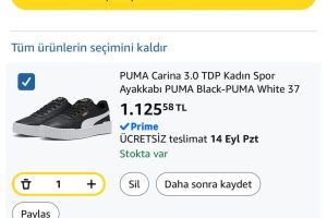 Puma Carina 3.0 Kadın Spor Ayakkabı — %25 İndirim