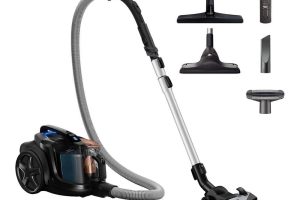 Philips Marathon Daily Torbasiz Elektrikli Süpürge, 750W, PowerCyclone 8, Alerji Kilit Sistemi, Allergy H13 Filtre, CarpetClean Başlık, XB7150/07