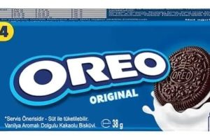 Oreo Kakaolu Vanilya Kremalı Bisküvi 38g – 12 Adet