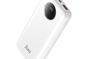 🛍️ Juo 10000mAh 22.5W Dijital Led Ekranlı Taşınabilir Hızlı Şarj Cihazı Powerbank Beyaz