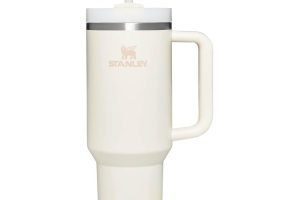 🛍️ STANLEY Quencher H2.0 FlowState Pipetli Termos Bardak 1.18 Litre   Krem | Paslanmaz Çelik