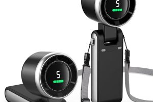 🚨 ROBEVE Blic BWFN22 Turbo El Vantilatörü Mini Fan Vantilatör Katlanabilir 3’ü 1 Arada Taşınabilir Fan 5 Kademeli LED Ekranlı USB-C Şarjlı Mini Vantilatör Boyun Askılı Masaüstü Kullanım (Siyah)