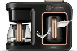 🚨 Karaca Hatır Plus Mod 5 in 1 Kahve Makinesi Black Copper