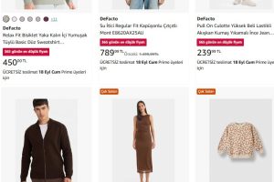 📣 Amazon’da Defacto Ürünlerinde Şehre Dönüş Fırsatları: Sepette DEFACTO15 Koduyla %15 İndirim — %15 İndirim