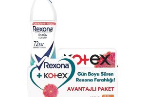 🛍️ Rexona Shower Fresh Sprey Deodorant 150 ml + Kotex Ultra Normal Avantajlı Paket — %24 İndirim
