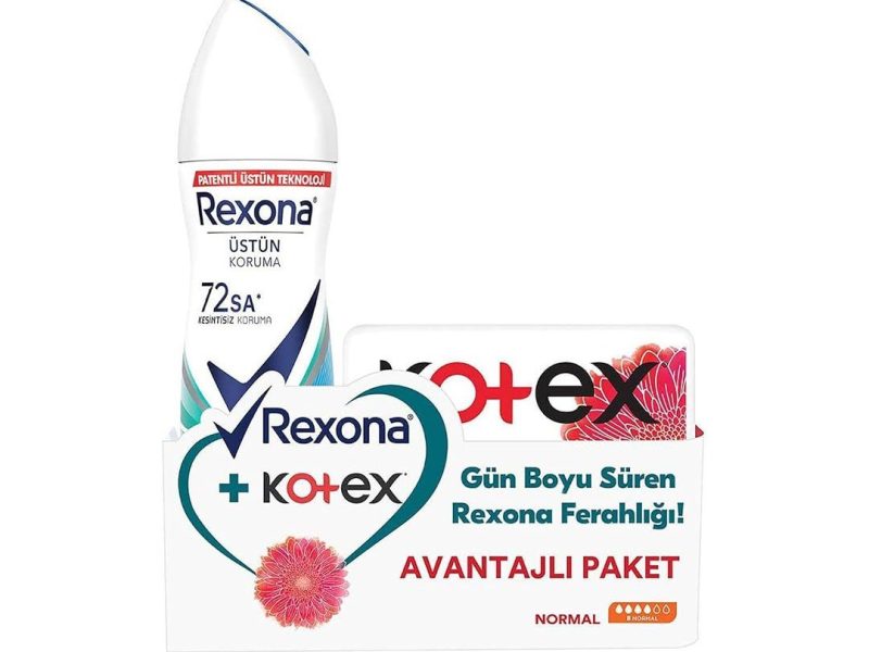 🛍️ Rexona Shower Fresh Sprey Deodorant 150 ml + Kotex Ultra Normal Avantajlı Paket — %24 İndirim