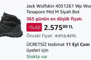 Jack Wolfskin Woodland 2 Texapore Mıd M Erkek Bot