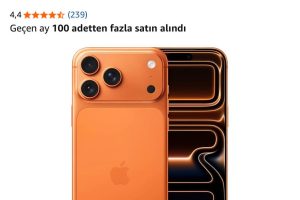 Apple iPhone 17 Pro Max 512 GB:ProMotion teknolojisine sahip 6.9 inç ekran, A19 Pro Çip, Bir iPhone’da Şimdiye Kadarki En İyi Pil Ömrü, Pro Fusion Kamera Sistemi, Center Stage Ön Kamera;Kozmik Turuncu