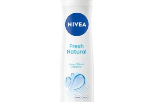 🛍️ NIVEA Kadın Sprey Deodorant Fresh Natural 150 ml,Ter Kokusuna Karşı 48 Saat Koruma,Uzun Süren Ferahlık,Okyanus Özleri Kokusu,Alüminyum İçermez — %34 İndirim