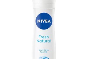 NIVEA Kadın Sprey Deodorant Fresh Natural 150 ml,Ter Kokusuna Karşı 48 Saat Koruma,Uzun Süren Ferahlık,Okyanus Özleri Kokusu,Alüminyum İçermez