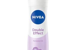 NIVEA Kadın Sprey Deodorant Double Effect 150ml, 72 Saat Anti-perspirant Koruma, Alkolsüz, Pürüzsüz Cilt, Doğal Avokado Özleri
