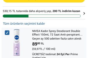 Nivea Kadın Sprey Deodorant Double Effect 150 ml