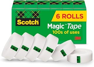 Scotch Sihirli Bant, 7,5 x 2,5 cm, 6'lı Paket (810K6)