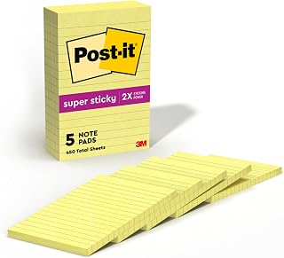 Post-it Süper Yapışkan Notlar, 4x6