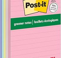 Post-it Greener Notes Helsinki Koleksiyonu, izgili, 10,2 x 15,2 cm, 5 Blok/Paket, 100 Yaprak/Blok (660-RP-A) — %35 İndirim | Amazon TR Fırsatı