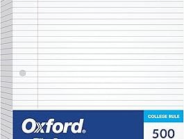 Tops Notebook Filler Kağıdı, College Çizgili, 27,9 x 21,6 cm, 3 Delikli, Ağırlık, Orta Büyüklükte, Beyaz, 500 Yaprak/Paket (62349) — %35 İndirim | Amazon TR Fırsatı