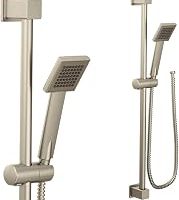 (Brushed Nickel) – Moen S3879EPBN 90 Degree Eco-Performance Handheld Showerhead with 180cm -Long Hose Featuring 80cm Slide Bar, Brushed Nickel — %53 İndirim | Amazon TR Fırsatı