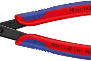 KNIPEX Elektronik Süper Kesiciler, yumuşak teller ve fiber optik kablolar için elektronik çapraz kesiciler, paslanmaya karşı perdahlanmış, 125 mm 78 61 125 — %20 İndirim | Amazon TR Fırsatı