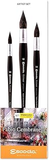 Escoda 8607 – 1 – Fabio Cembranelli fırça, Set 3