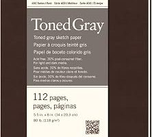 Strathmore Toned Gray Serie 400 eskiz defteri, gri tonlu, 118 g/m², 14 x 20,3 cm, yumuşak kapak, 112 sayfa — %20 İndirim | Amazon TR Fırsatı
