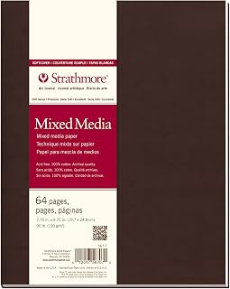 Strathmore 567-7-1 Softcover Mixed Media Art Journal, 19,7 x 24,8 cm, beyaz, 64 sayfa — %34 İndirim | Amazon TR Fırsatı