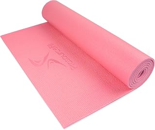 Prosource Premium High Density Yoga-Matte Komfort-PVC-köpük ve omuz askıları Pembe