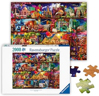 Ravensburger - 2000 Parça Puzzle Kitapların Dünyası (166855)