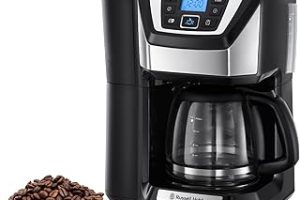 Russell Hobbs Victory Öğütücülü Kahve Makinesi (1,5 l cam sürahi, 12 fincan, dijital programlanabilir zamanlayıcı, öğütme ayarı, kahve çekirdekleri için kahve makinesi, filtre kahve makinesi 22000-56 — %20 İndirim | Amazon TR Fırsatı