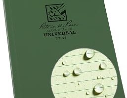 Rite in the Rain Allwetter Soft Cover Notebook, 4 5/20,3 cm X 7 1/10,2 cm, Evrensel Desen (No. 374) Yeşil — %34 İndirim | Amazon TR Fırsatı