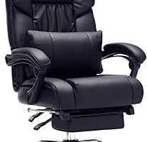 SONGMICS Ayak Uzatmalı Ofis Koltuğu, Bel Destekli, Suni Deri, Siyah 67 x 66 x 116 cm Obg71B — %30 İndirim | Amazon TR Fırsatı