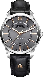 MAURICE LACROIX Pontos Day Date Otomatik Saat, Tek beden, Gümüş, Erkek