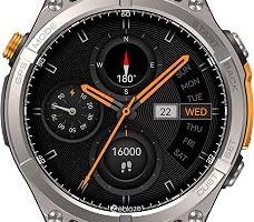 Zeblaze Stratos 4 Akıllı Saat, 1.43″ AMOLED Ekran, 1000 Nit Parlaklık, 60 Gün Pil Ömrü, Electric Orange — %25 İndirim | Amazon TR Fırsatı