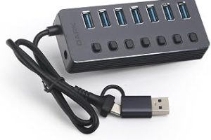 DARK Connect Master 7+1 Hızlı Şarj Adaptörlü USB Hub, USB 3.0 — %38 İndirim | Amazon TR Fırsatı