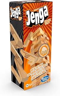 Hasbro Gaming Jenga Classic, 6 yaşından itibaren reaksiyon hızını artıran çocuk oyunu — %41 İndirim | Amazon TR Fırsatı