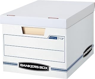 Bankers Box STOR/Evrak Kutuları, Standart Düzenleme, Kaldırma Kapağı, Mektup/Legal, 30 Adet (0071304)