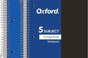 Oxford Spiral Defterler, 5 Konu, Kolej Çizgili Kağıt, Dayanıklı Plastik Kapak, 200 Sayfa, 5 Bölücü Cep, Her Pakette 2 (10388) — %25 İndirim | Amazon TR Fırsatı