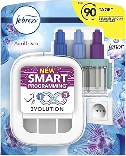 Febreze 3Volution Koku Fişi (20 ml) Lenor Aprilfresh, Başlangıç Seti, Oda Kokusu ve Hava Temizleyici