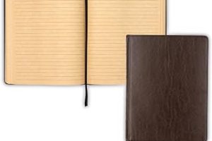 Samsill Vintage Sert Kapaklı Defter, Büyük PU Deri Yazı Defteri, 18,5 x 25,5 cm, 100 Parşömen Tarzı Çizgili Çarşaf (200 Sayfa), Koyu Kahverengi — %22 İndirim | Amazon TR Fırsatı