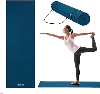 Gaiam Essentials Premium Yoga Mat with Yoga Mat Carrier Sling (72