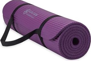Gaiam Essentials Kalın Yoga Minderi Fitness ve Egzersiz Minderi Kolay Sıkmalı Yoga Minderi Taşıyıcı Kayış, 183 cm U x 61 cm G x 1 cm Kalınlık — %27 İndirim | Amazon TR Fırsatı
