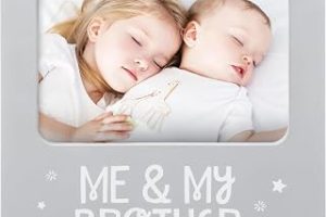 tiny ideas Me and My Brother Resim Çerçevesi, Kardeş Hatıra, İdeal Big Brother Hediyesi, Duş Hediyesi ve Cinsiyet Nötr Çocuk Odası Dekoru, Gri — %44 İndirim | Amazon TR Fırsatı