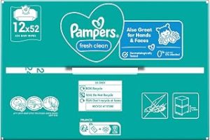 Pampers Fresh & Clean Islak Bebek Mendili (12 paket = 624 Islak Mendil) — %38 İndirim | Amazon TR Fırsatı