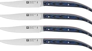 Zwilling 391620000 4’lü Biftek Bıçağı Seti, Mavi — %24 İndirim | Amazon TR Fırsatı