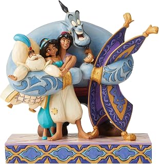 Enesco Disney Traditions Group Hug Aladdin Figürü, Çok Renkli