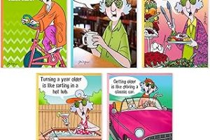 Hallmark Maxine Komik Doğum Günü Kartı Çeşitleri (Zarflı 5 Kart) — %24 İndirim | Amazon TR Fırsatı