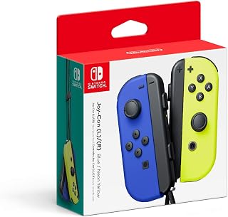 Nintendo-Nintendo Mavi / Neon Sarı Joy-Con (L-R) - Anahtarı