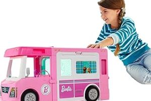 Barbie’nin 3’ü Bir Arada Muhteşem Karavanı ve Aksesuarları, Havuz, Kamyonet, Tekne ve Aksesuarlı Araç Dahil GHL93 — %21 İndirim | Amazon TR Fırsatı