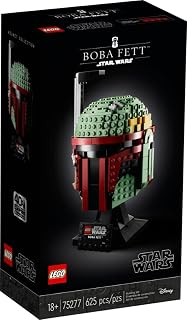 LEGO Star Wars Boba Fett Kaskı 75277 - Star Wars Seven Yetişkinler için Koleksiyonluk Yaratıcı Model Yapım Seti (625 Parça)